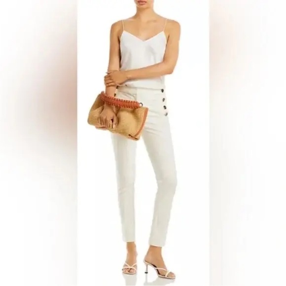 Derek Lam 10 Crosby Kelis Straight Leg Sailor Pants Off White - Picture 2 of 11